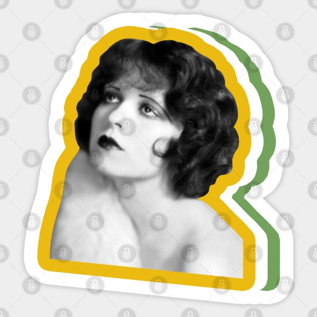 The Immortal Clara Bow Sticker by Xanaduriffic